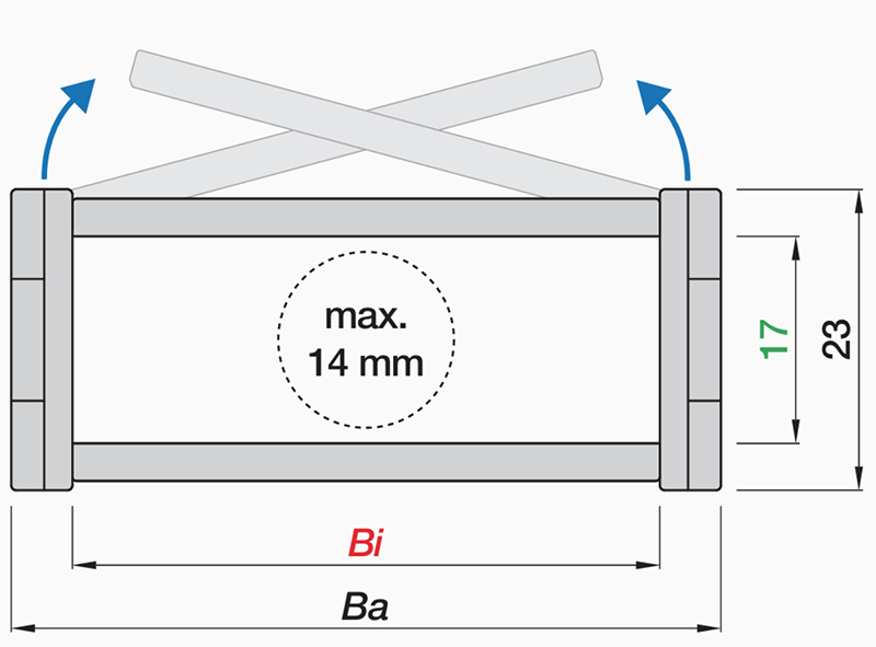 энергоцепи EasyClip mini E17 технические характеристики